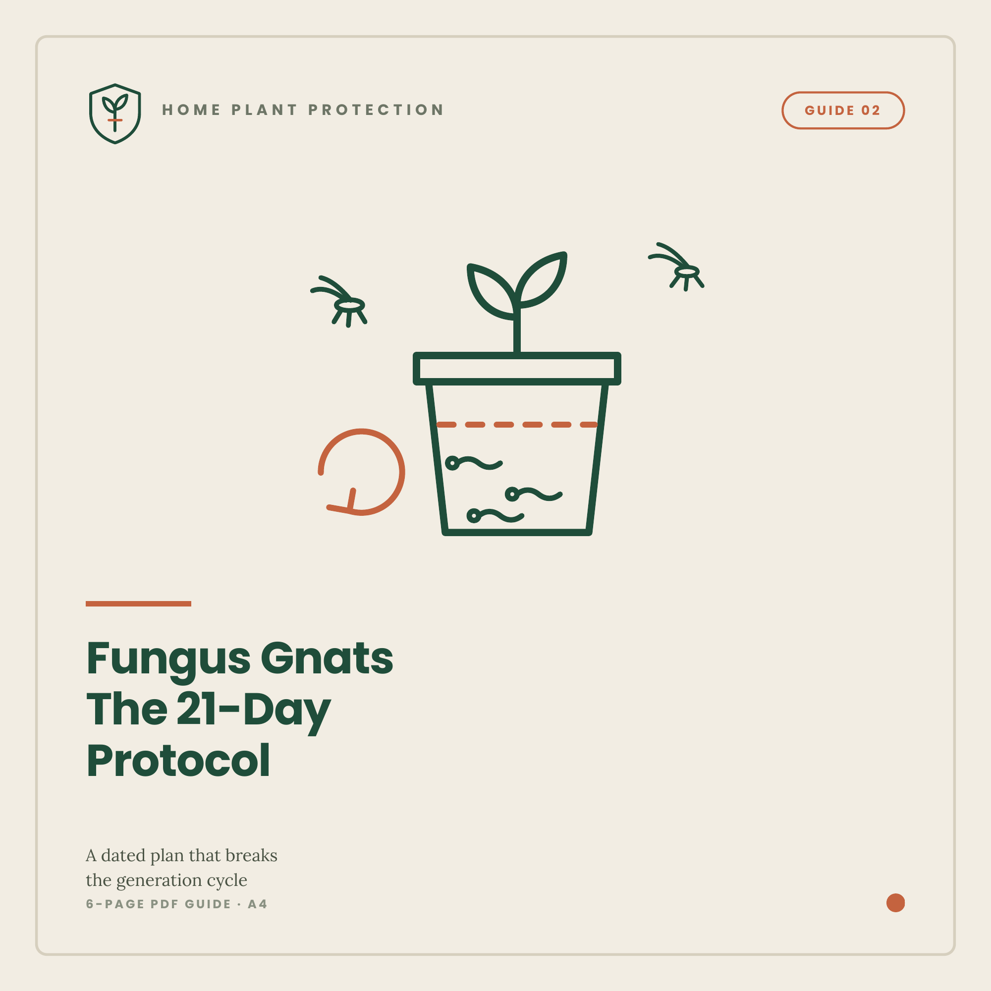 Fungus Gnats: The 21-Day Elimination Protocol